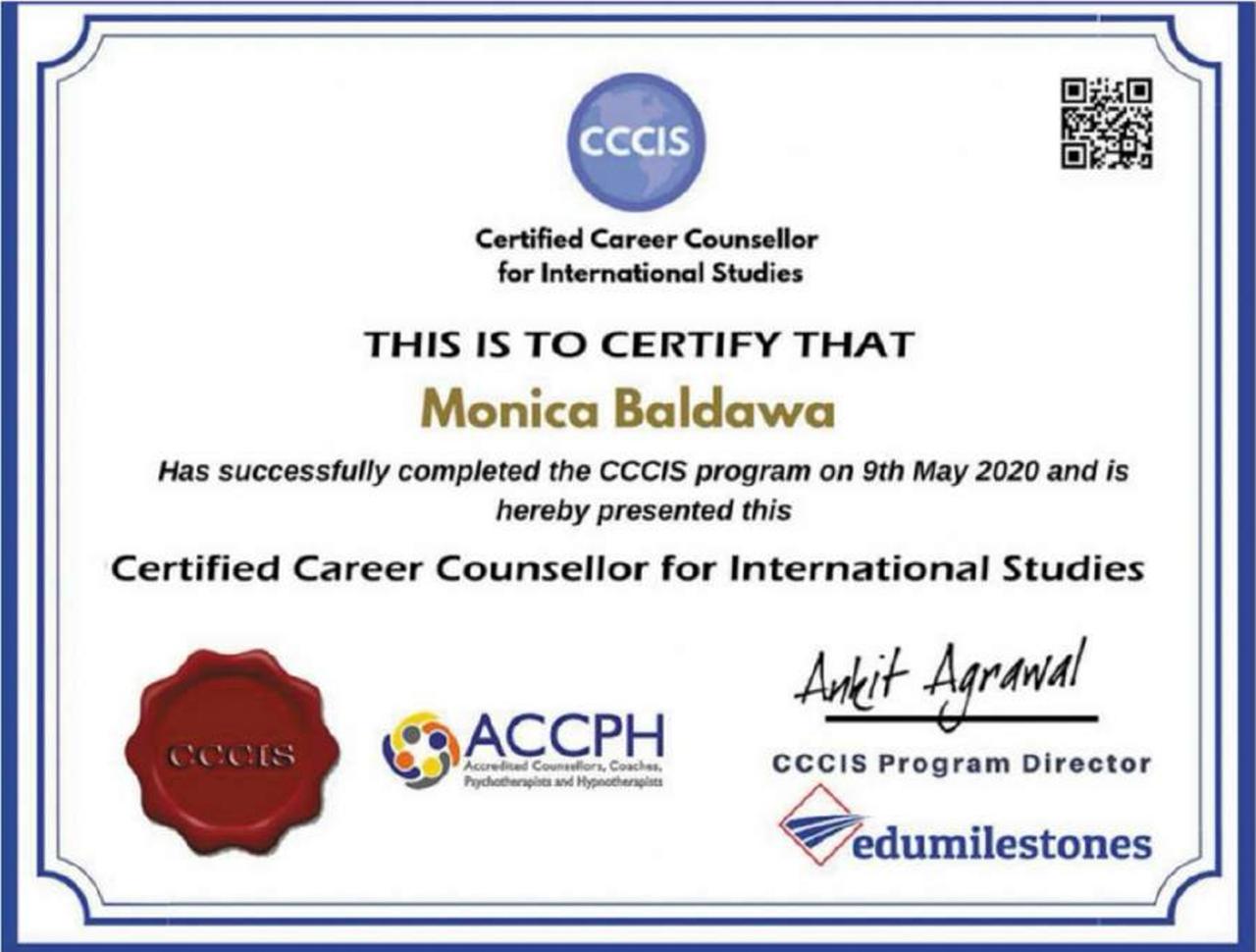 Certificate A